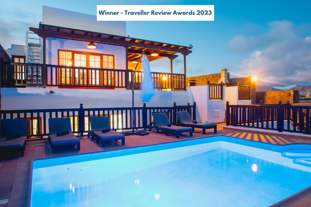 Villa Vista Reina - Luxury 6 Bedroom - Heated Pool- Views - Pool Table - Vista Lobos - Playa Blanca Экстерьер фото